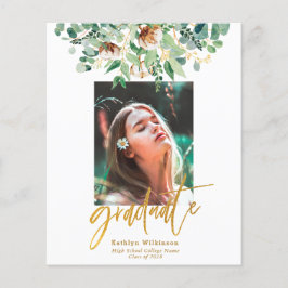 BEGROTING Eucalyptus Elegant Gold Afstudeerder Uit Flyer