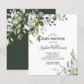 Begroting Eucalyptus Floral Baby shower (Voorkant / Achterkant)