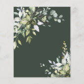 Begroting Eucalyptus Floral Baby shower (Achterkant)