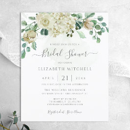 Begroting Eucalyptus Floral Bridal Shower