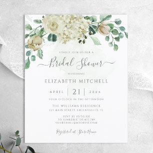 Begroting Eucalyptus Floral Bridal Shower