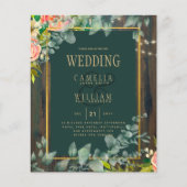 BEGROTING Eucalyptus FLORAL WEDDING Rustige Lace I Flyer (Voorkant)
