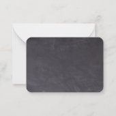 Begroting Eucalyptus Foliage Slate behalve datum Notitiekaartje (Achterkant)