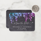 Begroting Eucalyptus Foliage Slate behalve datum Notitiekaartje (Voorkant / Achterkant in situ)