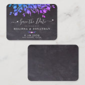 Begroting Eucalyptus Foliage Weddenschap sparen de Notitiekaartje (Voorkant / Achterkant)