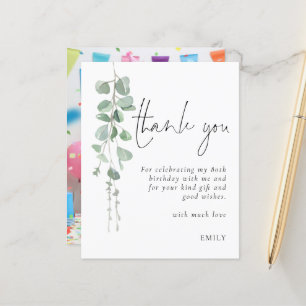 Begroting Eucalyptus Foto 80e verjaardag Dank u