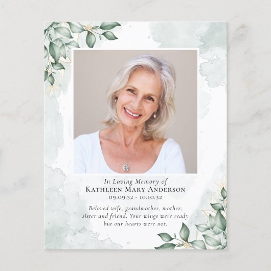 Begroting Eucalyptus Fotosympathie Hartelijk dank (Voorkant)