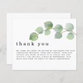 Begroting Eucalyptus Funeral Sympathie (Voorkant / Achterkant)