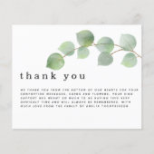 Begroting Eucalyptus Funeral Sympathie (Voorkant)