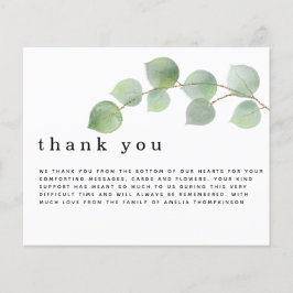 Begroting Eucalyptus Funeral Sympathie