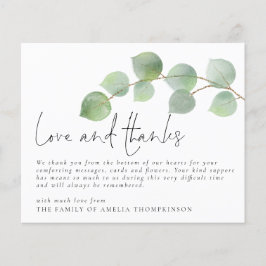 Begroting Eucalyptus Funeral Sympathie Liefde en B