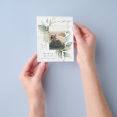 Begroting Eucalyptus Glow Vertica Foto opslaan Dat Flyer (Hand)