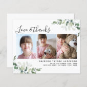 Begroting Eucalyptus Goedkeuring Hartelijk dank (Voorkant / Achterkant)