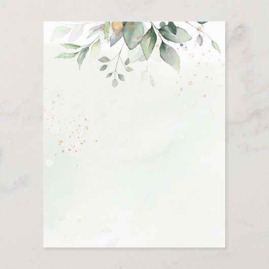 Begroting Eucalyptus Green Foliage bespaart datum (Achterkant)