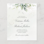 Begroting Eucalyptus Green Foliage bespaart datum (Voorkant)