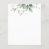 Begroting Eucalyptus Green Foliage bespaart datum (Achterkant)