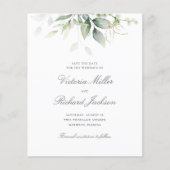 Begroting Eucalyptus Green Foliage bespaart datum (Voorkant)