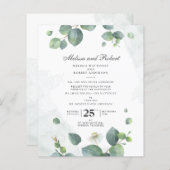 Begroting Eucalyptus Greenery Botanical Wedding (Voorkant / Achterkant)