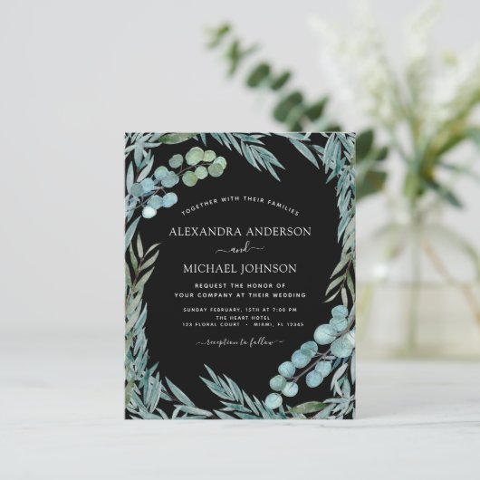 Begroting Eucalyptus Greenery Botanical Wedding (Staand voorkant)