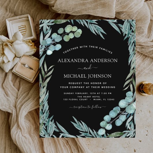 Begroting Eucalyptus Greenery Botanical Wedding