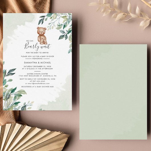 Begroting Eucalyptus Greenery Couples Baby shower