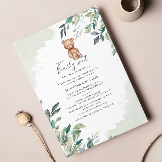 Begroting Eucalyptus Greenery Couples Baby shower