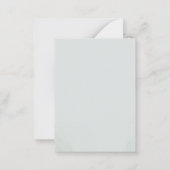 Begroting Eucalyptus Greenery Couples Baby shower Notitiekaartje (Achterkant)