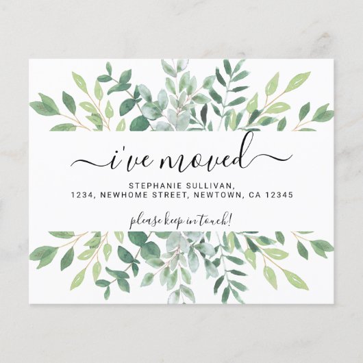 Begroting Eucalyptus Greenery Ik heb mijn aankondi (Voorkant)