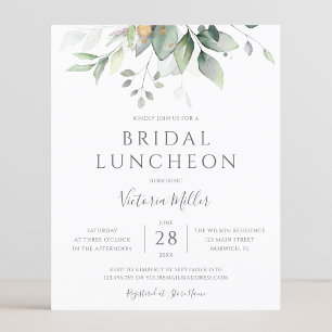 Begroting Eucalyptus Greenery laat Bridal Luncheon