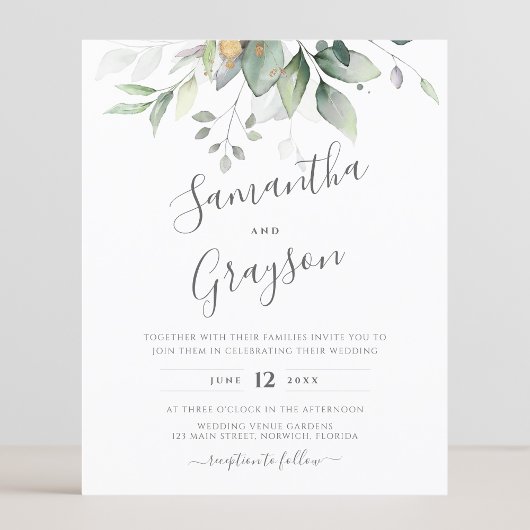 Begroting Eucalyptus Greenery laat de legante brui