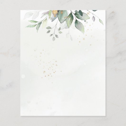 Begroting Eucalyptus Greenery laat de legante brui (Achterkant)