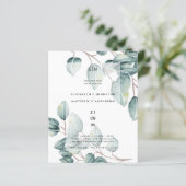 Begroting Eucalyptus Greenery leveert bruiloft uit (Staand voorkant)