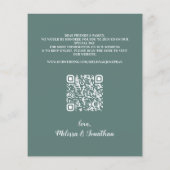 Begroting Eucalyptus Greenery QR Code sparen de Da (Achterkant)