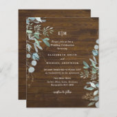 Begroting Eucalyptus Greenery Rustic Wedding (Voorkant / Achterkant)