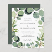 Begroting Eucalyptus Greenery Rustic Wedding (Voorkant / Achterkant)