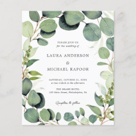 Begroting Eucalyptus Greenery Rustic Wedding