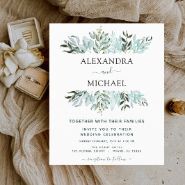 Begroting Eucalyptus Greenery Succulent Wedding