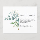 Begroting Eucalyptus Greenery Weddenschap (Voorkant)