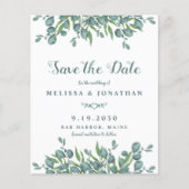 Begroting Eucalyptus Greenery Weddenschap bespaart (Voorkant)