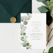 Begroting Eucalyptus Greenery Wedding Invitations