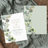 Begroting Eucalyptus Greenery Wedding Invitations