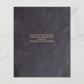 Begroting Eucalyptus Greenery Wedding Save the Dat (Achterkant)