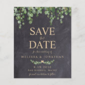 Begroting Eucalyptus Greenery Wedding Save the Dat (Voorkant)