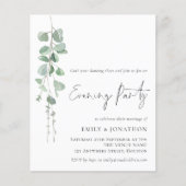 Begroting Eucalyptus Informal Weddenschap (Voorkant)