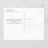 Begroting Eucalyptus-laat opslaan Datum Briefkaart (Achterkant)