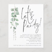 Begroting Eucalyptus laat partij om het even welke (Voorkant)