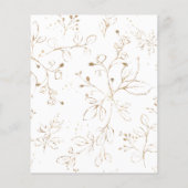 Begroting Eucalyptus Leaves & Gold Rustic Wedding (Achterkant)