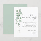 Begroting Eucalyptus Love Hugs Vrijgezellenfeest B (Voorkant / Achterkant)