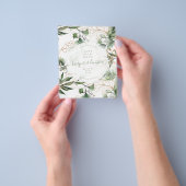 Begroting Eucalyptus opslaan Datum Boho Cirkel Flyer (Hand)