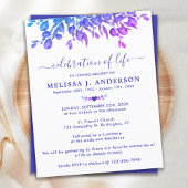 Begroting Eucalyptus Paarse viering van de investe